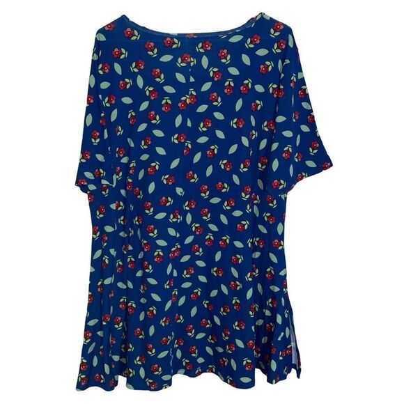 LulaRoe 2XL Floral Tunic Scoop Neck Women's Top - Picture 3 of 5
